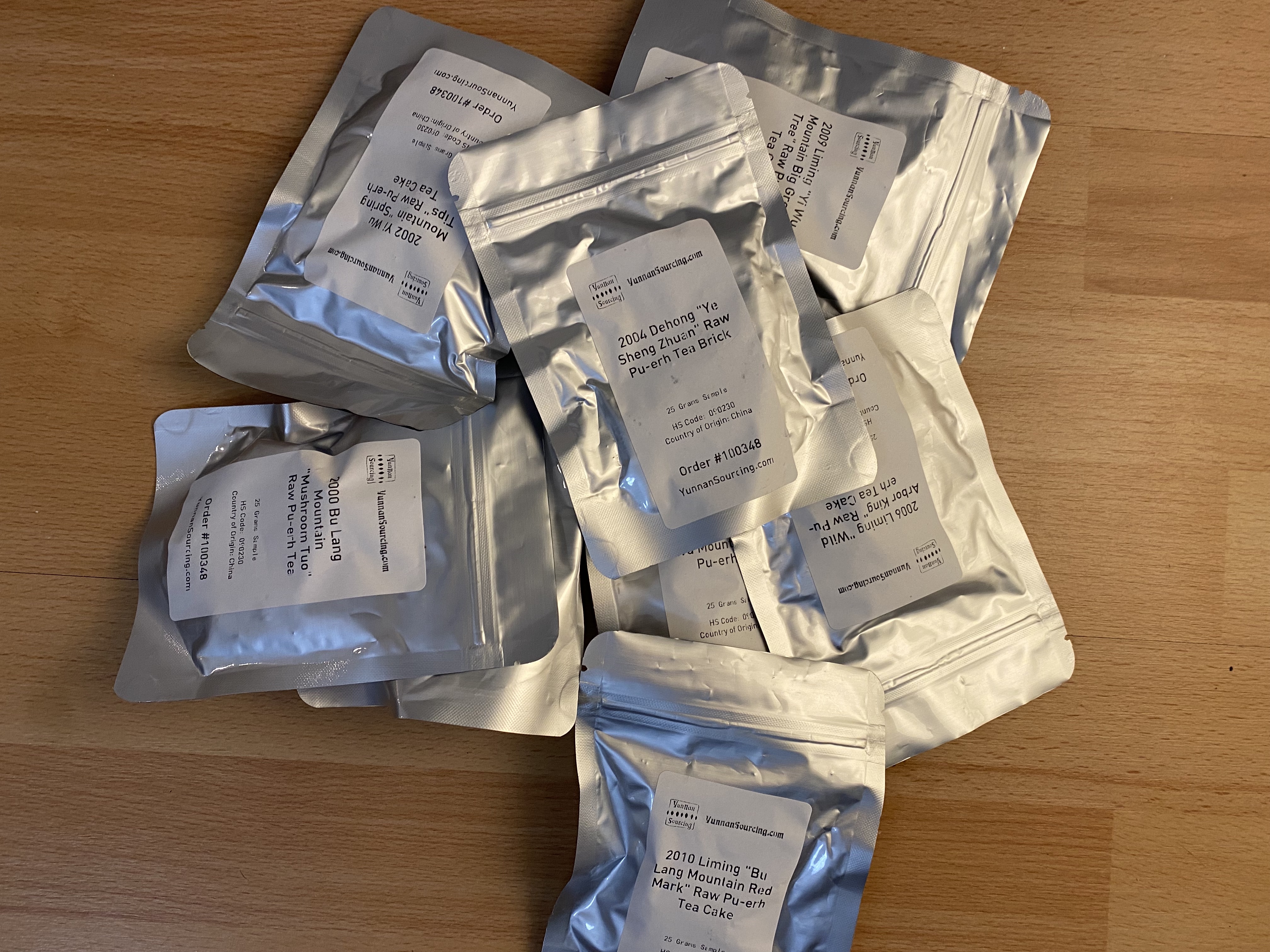 YunnanSourcing samples